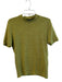Reformation Size L Green Unknown Knit Short Sleeve high neck Top Green / L