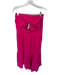 Size S Magenta Cotton Elastic Waist Tube Top Maxi Skirt Set Magenta / S