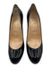 Christian Louboutin Shoe Size 38.5 Black Patent Leather Almond Toe Pumps Black / 38.5