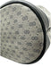 Gucci navy & gray Coated Canvas Leather trim Monogram Shoulder Strap Bucket Bag navy & gray / Medium