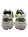 Gucci Shoe Size 5 Yellow, Blue, Brown Leather & Canvas Lace Up Chunky Sneakers Yellow, Blue, Brown / 5