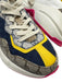 Gucci Shoe Size 5 Yellow, Blue, Brown Leather & Canvas Lace Up Chunky Sneakers Yellow, Blue, Brown / 5