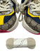 Gucci Shoe Size 5 Yellow, Blue, Brown Leather & Canvas Lace Up Chunky Sneakers Yellow, Blue, Brown / 5