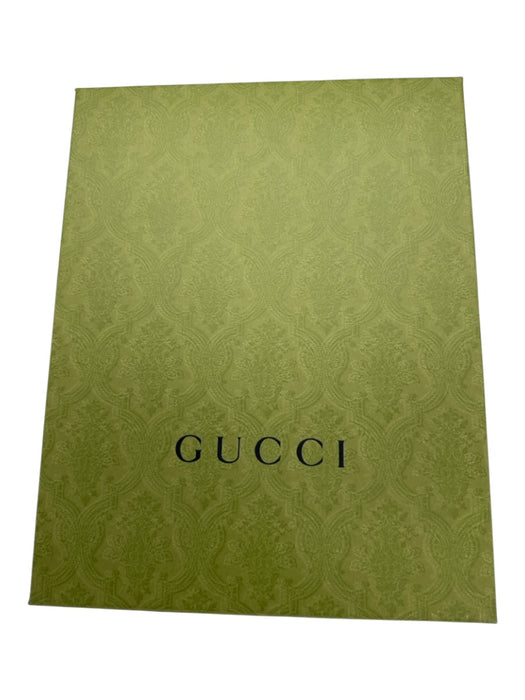 Gucci Shoe Size 5 Yellow, Blue, Brown Leather & Canvas Lace Up Chunky Sneakers Yellow, Blue, Brown / 5