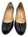 Christian Louboutin Shoe Size 39 Black Patent Leather Almond Toe Mid Heel Pumps Black / 39