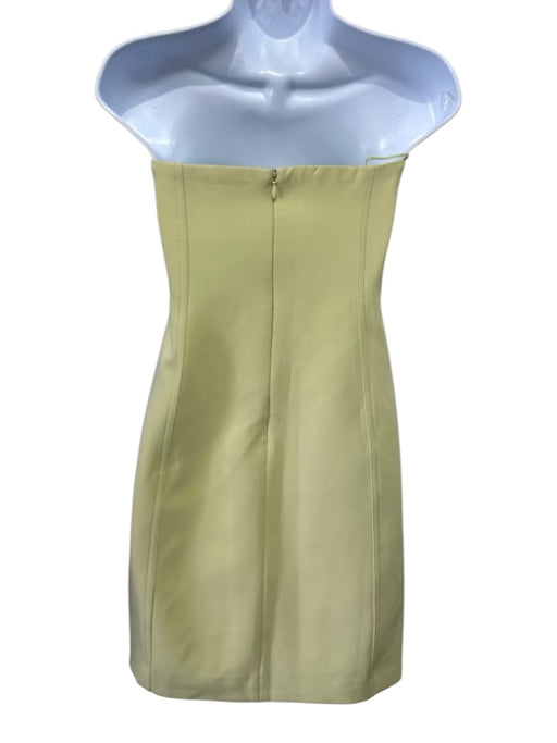 ASTR Size M Light Green Poly Blend Sleeveless Zip Back Cut Out Detail Mini Dress Light Green / M