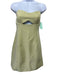ASTR Size M Light Green Poly Blend Sleeveless Zip Back Cut Out Detail Mini Dress Light Green / M