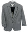 Rachel Zoe Size M Black & White Rayon Blend Gingham One Button Lapels Blazer Black & White / M