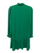 Jade Size XS Green Polyester Long Sleeve Pockets Knee Length Dress Green / XS