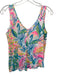 Lilly Pulitzer Size S Multi Coated Sleeveless V Neck Printed Top Multi / S