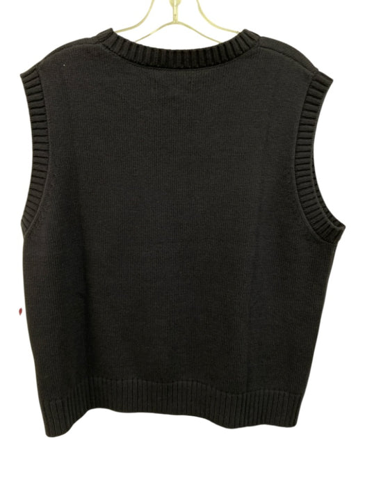 Porridge Size Medium Blue, Red, White Cotton Blend Knit American Flag Vest Blue, Red, White / Medium