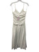 O.P.T. Size 6 White Rayon Spaghetti Strap Ruched Gathered Maxi Dress White / 6