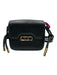 The Marc Jacobs Black, Silver, Gold Leather Rectangles Flap Crossbody Strap Bag Black, Silver, Gold / Small