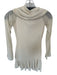 Peppermayo Size S Cream Off Shoulder Long Bell Sleeve Drop Waist Mini Dress Cream / S