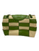 Tory Burch Green & Yellow Leather Checked Logo Flap Closure shoulder bag Bag Green & Yellow / Medium