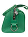 MCM Green & Silver Leather Silver Hardware Logo Rectangle shoulder bag Bag Green & Silver / Medium
