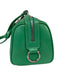 MCM Green & Silver Leather Silver Hardware Logo Rectangle shoulder bag Bag Green & Silver / Medium