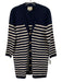 Tuckernuck Size S Navy & white Viscose & Nylon Striped Dress Set Navy & white / S