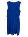 Michael Kors Collection Size 8 Royal Blue Cotton Blend Pleated V Neck Dress Royal Blue / 8