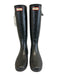 Hunter Shoe Size 9 Black Rubber Snake Embossed Knee Length Rainboot Boots Black / 9