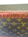 Louis Vuitton Brown & Tan Coated Canvas Brass Hardware Monogram Trunk Luggage Brown & Tan