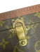 Louis Vuitton Brown & Tan Coated Canvas Brass Hardware Monogram Trunk Luggage Brown & Tan