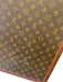 Louis Vuitton Brown & Tan Coated Canvas Brass Hardware Monogram Trunk Luggage Brown & Tan