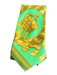 Versace Green & Gold Silk Floral Men's Ties Green & Gold
