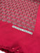 Hermes Magenta Silk Abstract Men's Pocket Square Magenta