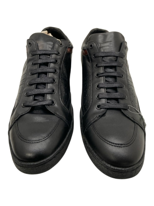 Fila Shoe Size 11 NWT Black Leather Solid Sneaker Low Top Men's Shoes Black / 11