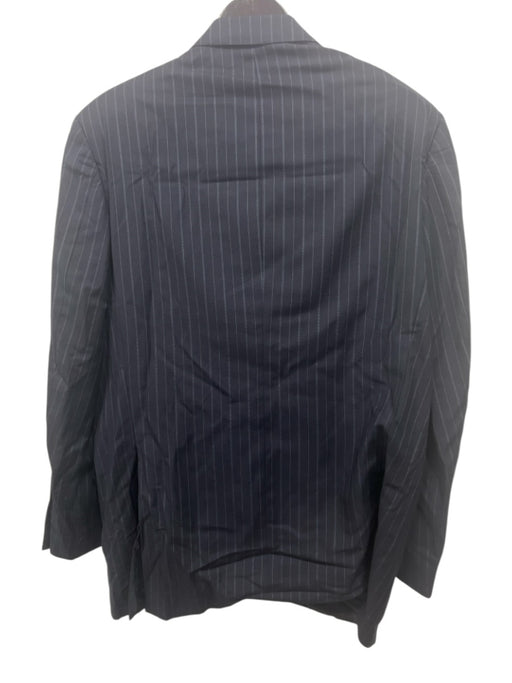 Corneliani Navy Wool Striped 2 Button Men's Suit Navy / 54