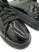 Prada Sport Shoe Size 39 Black Leather Upper Patent Side Logo Low Top Sneakers Black / 39