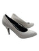 Gucci Shoe Size 40 White Leather Upper Pointed Almond Toe Stiletto Pumps White / 40