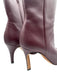 Maison Margiela Shoe Size 40 Burgundy Red Leather Pointed Toe Heel Detail Boots Burgundy Red / 40