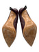 Maison Margiela Shoe Size 40 Burgundy Red Leather Pointed Toe Heel Detail Boots Burgundy Red / 40