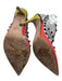Valentino Garavani Shoe Size 41 Orange, blue & yellow Leather Upper Pumps Orange, blue & yellow / 41