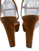 Jimmy Choo Shoe Size 42 Tan Brown Leather Upper Suede Knot Detail Sandals Tan Brown / 42