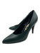 Gucci Shoe Size 40 Forest Green Leather Upper Pointed Almond Toe Stiletto Pumps Forest Green / 40