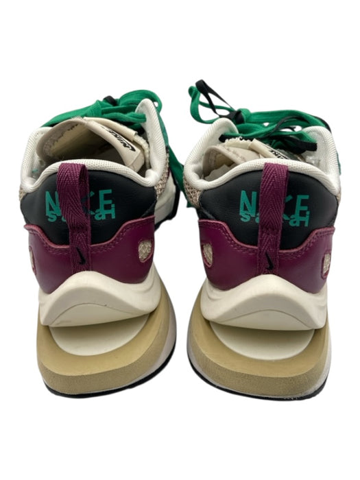 Nike X Sacai Shoe Size 41 Green, Purple, Beige Suede & Synthetic Knit Sneakers Green, Purple, Beige / 41