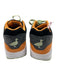 Nike Air Shoe Size 41 Gray, Orange, Green Suede Lace Up Color Block Sneakers Gray, Orange, Green / 41