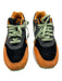 Nike Air Shoe Size 41 Gray, Orange, Green Suede Lace Up Color Block Sneakers Gray, Orange, Green / 41