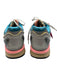 Adidas Shoe Size 41 Blue, Orange, Beige Synthetic Knit Lace Up Sneakers Blue, Orange, Beige / 41