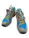 Adidas Shoe Size 41 Blue, Orange, Beige Synthetic Knit Lace Up Sneakers Blue, Orange, Beige / 41