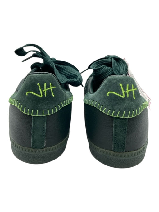 Adidas Shoe Size 42 Dark Green Leather & Suede Lace Up Contrast Stitch Sneakers Dark Green / 42