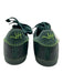 Adidas Shoe Size 42 Dark Green Leather & Suede Lace Up Contrast Stitch Sneakers Dark Green / 42