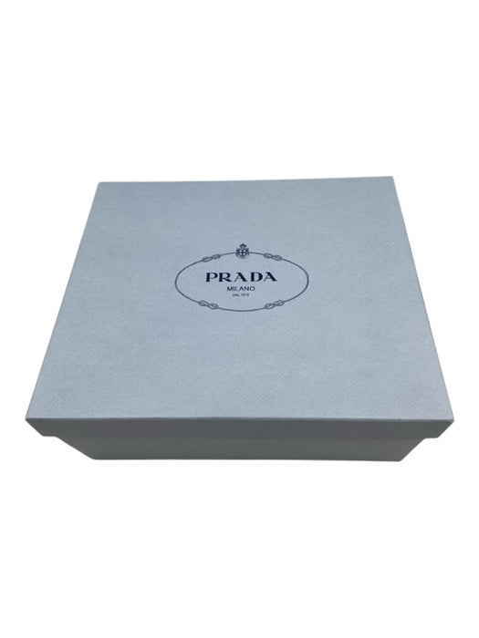 Prada Shoe Size 40 Brown & Beige Leather Espadrille Criss Cross Sandals Brown & Beige / 40