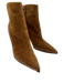 Christian Louboutin Shoe Size 41.5 Brown Suede Pointed Toe Studs Ankle Booties Brown / 41.5
