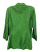 Smythe Size 16 Green Linen & Silk Double Breasted 3/4 Sleeve Blazer Jacket Green / 16
