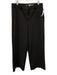 J. Crew Size 14 Black Polyester Blend Trouser Belt Loops Hook & Zip Fly Pants Black / 14