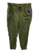 Banana Republic Size 14 Army Fatigue Green Lyocell Elastic Waist Tie Front Pants Army Fatigue Green / 14